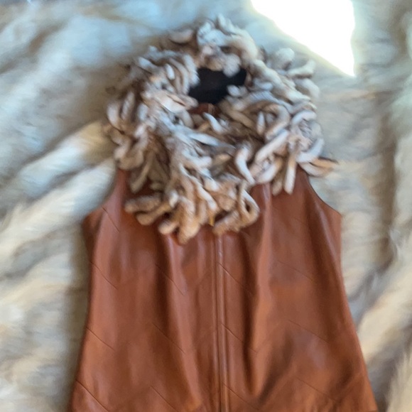 Diana Rosh Rabbit Fur Scarf - Picture 5 of 7